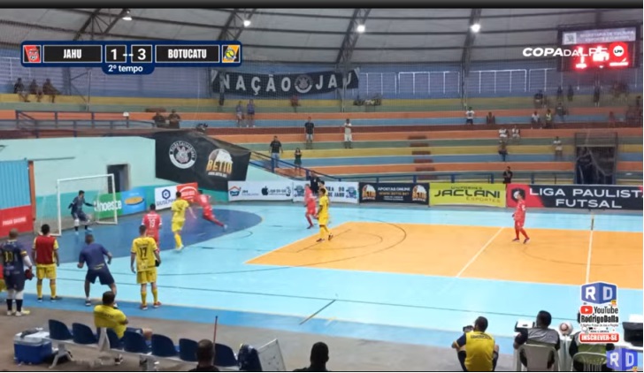 Clássico do futsal regional termina empatado: Jahu Futsal 3 x 3 Botucatu em jogo com bate-boca e expulsões