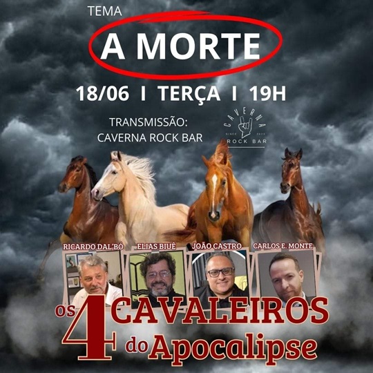 Os Quatro Cavaleiros do Apocalipse debatem a morte de um jeito que você nunca viu ou ouviu