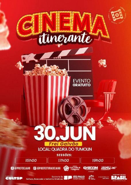 DOMINGO TEM CINEMA NA QUADRA DO DO JARDIM FREI GALVÃO