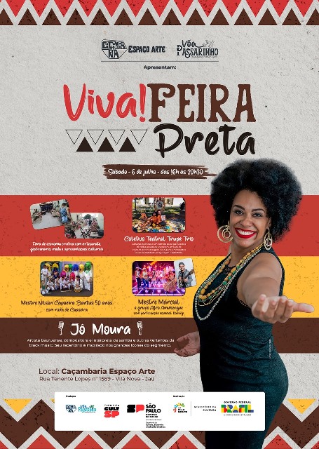 Caçambaria realiza feira Afro-brasileira