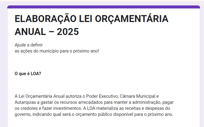 Câmara avisa que população pode dar ‘pitacos’ na lei do orçamento do próximo ano