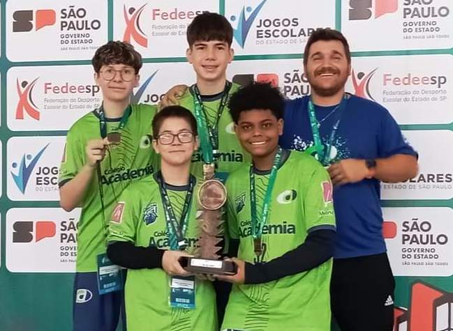 Colégio Academia é medalha de Bronze no JEESP – Jogos Estaduais