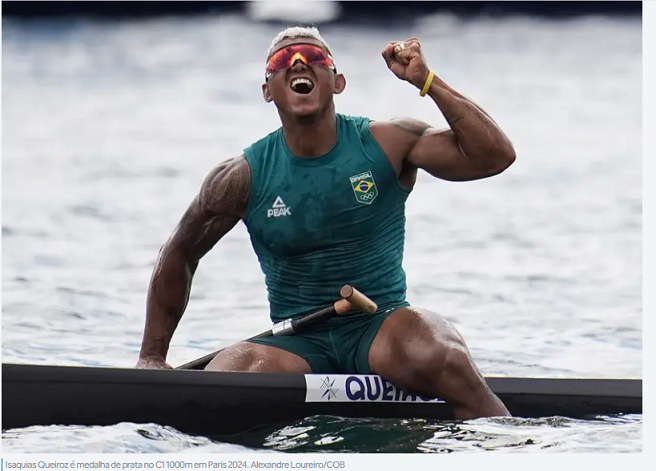 Isaquias Queiroz é prata na canoagem: quinta medalha dele em Olimpíadas