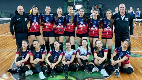 EQUIPE FEMININA DE JAÚ SUB-19 DE VÔLEI É CAMPEÃ DE TORNEIO EM BAURU