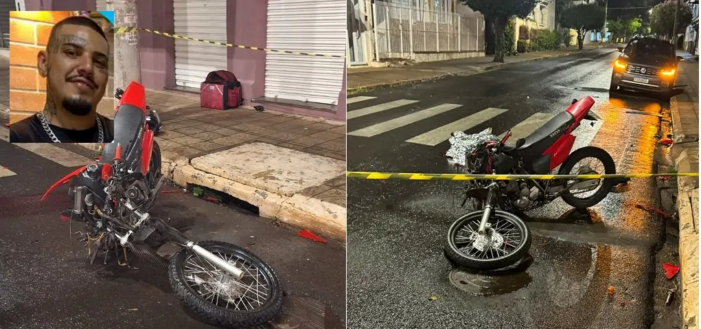 Jovem que morreu em acidente de moto x carro em cruzamento central é sepultado às 16h