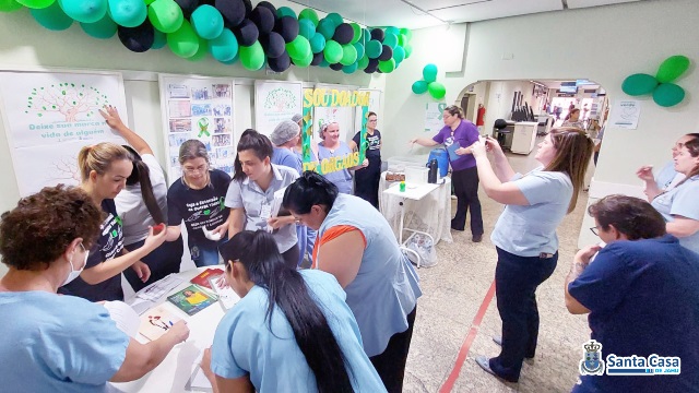 Santa Casa de Jahu realiza ação de conscientização sobre doação de órgãos no Setembro Verde