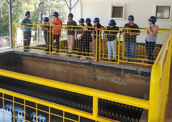 Águas de Jau recebe visita de estudantes em Estação de Tratamento de Água