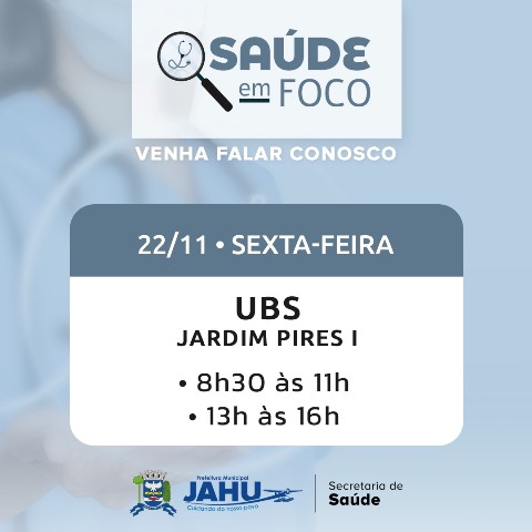 SAÚDE EM FOCO NA UBS PIRES I: TEM PROBLEMAS NA SECRETARIA DE SAÚDE? PASSA LÁ RECLAMAR