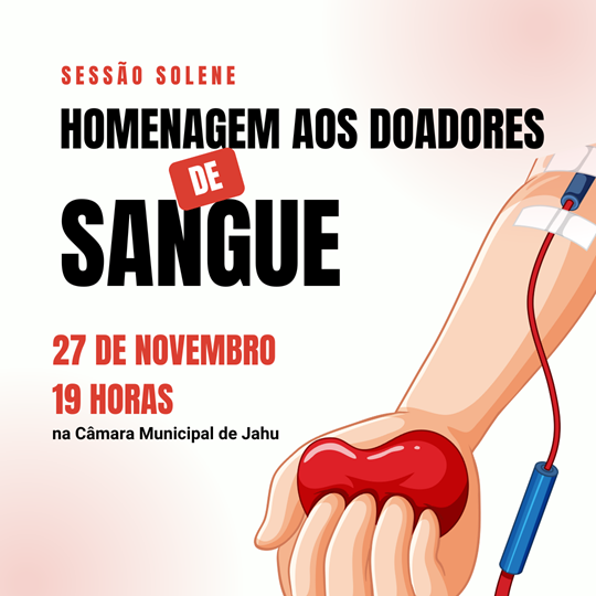 Câmara de Jahu homenageia doadores de sangue, mas profissionais de saúde aguardam reconhecimento