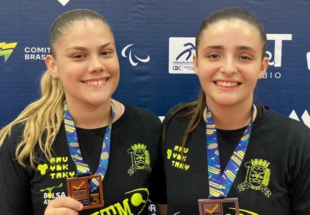 ATLETAS DE JAÚ TRAZEM DUAS MEDALHAS DO BRASILEIRO DE TÊNIS DE MESA