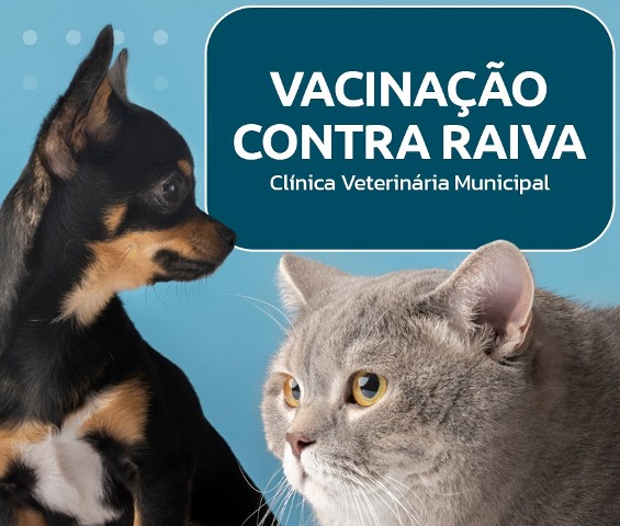 VACINAÇÃO CONTRA RAIVA DURANTE 3 DIAS NO CASTRAMÓVEL INSTALADO NO LAGO DO SILVÉRIO