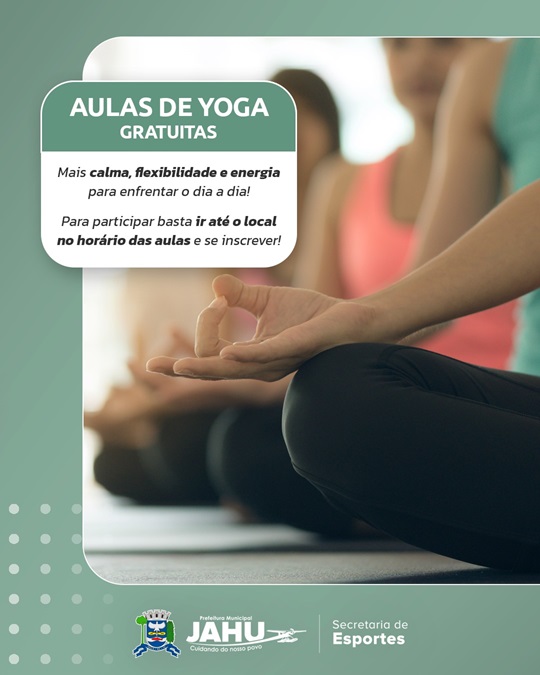 Aula de yoga de graça em ginásio de esportes em Jaú: veja como participar