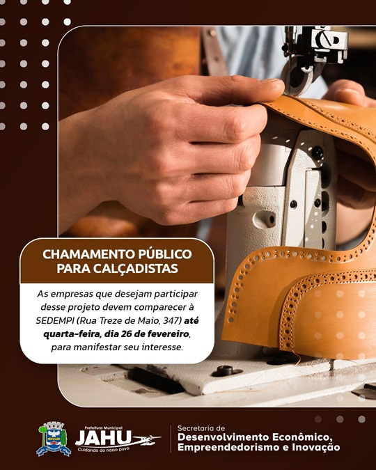 Calçadistas de Jaú têm última chance para garantir vaga em feiras do setor