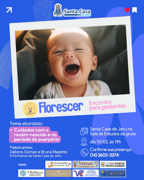 Projeto Florescer: palestra de fevereiro será no dia 10