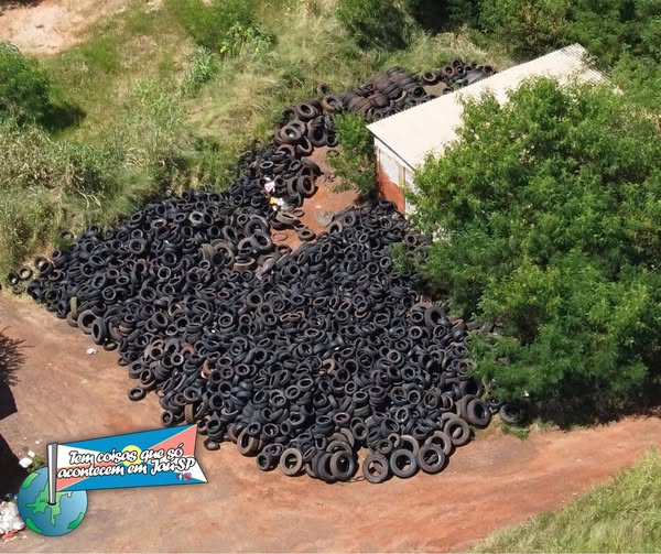 “NINHO DA DENGUE”: denúncia de acúmulo de pneus no CEPROM faz Prefeitura se mexer após fiscalização da Cetesb