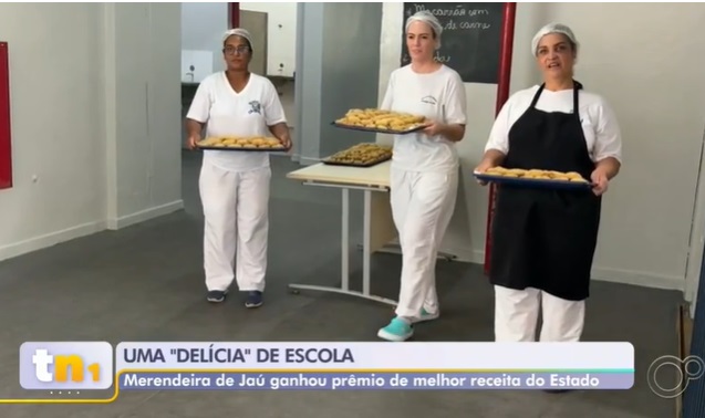Escola “Ana Franco”, de Jaú, é tema de reportagem na TV por causa do croquete que venceu concurso estadual