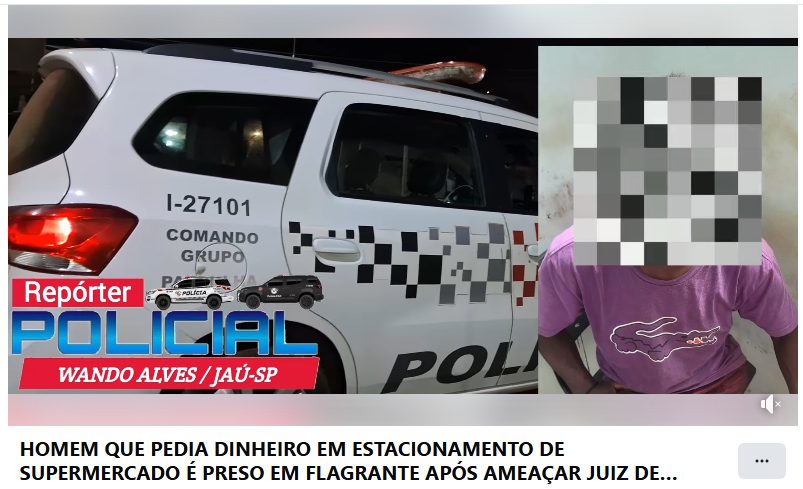 Pedinte que ameaça juiz em mercado vai preso e gera debate sobre justiça e segurança em Jaú