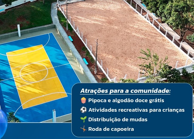 Jardim Santo Onofre recebe série de inaugurações nesta quarta-feira: pipoca e algodão doce para todos