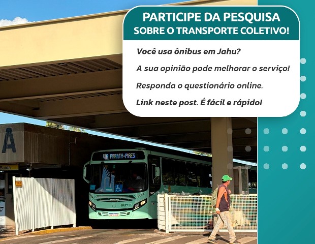 Prefeitura de Jahu quer ouvir a população sobre o transporte coletivo urbano