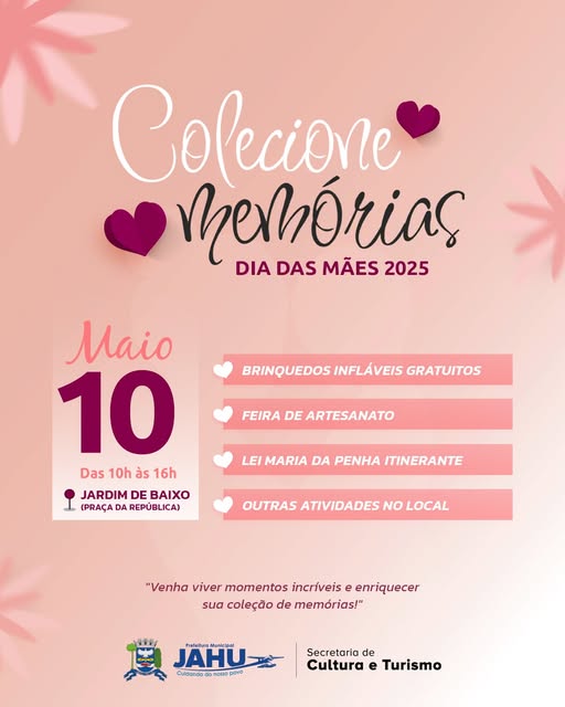Dia das Mães será celebrado com programação especial neste sábado na Praça da República