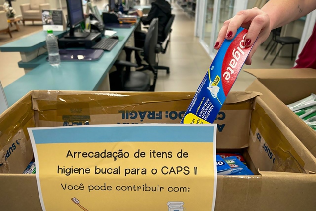 Alunos da Enfermagem na Unoeste arrecadam itens de higiene para doação