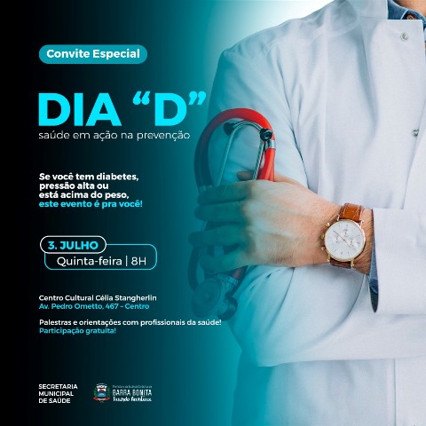 Barra Bonita realiza “Dia D – Saúde em Ação na Prevenção” com foco em bem-estar e qualidade de vida