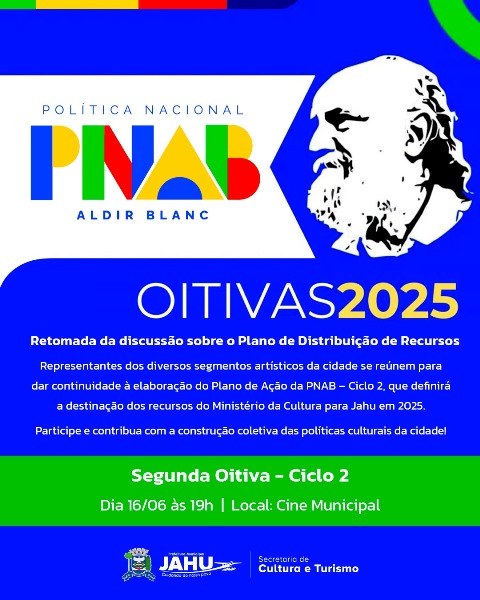 Segunda oitiva da Lei Aldir Blanc em Jaú retoma debate sobre distribuição de recursos para o setor cultural