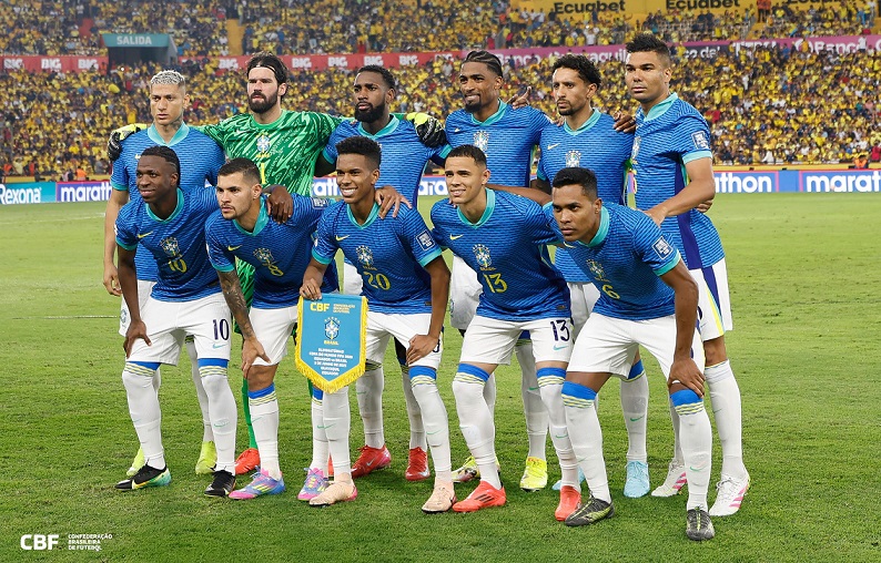 Brasil joga mal e fica no 0 a 0 com o Equador na estreia de Ancelotti