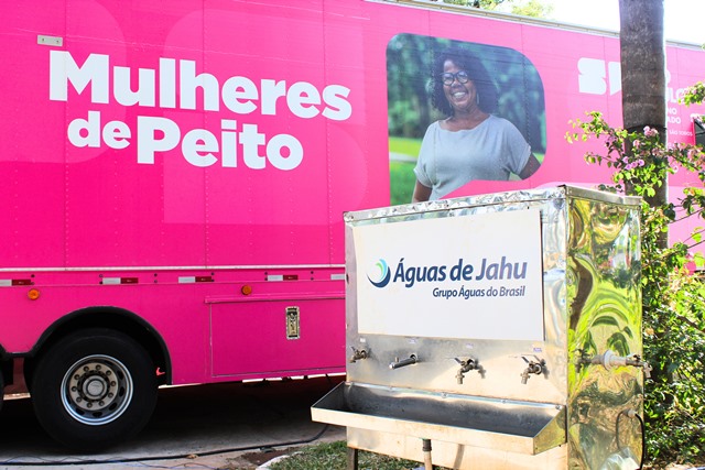 Águas de Jahu apoia ação de prevenção ao câncer de mama na cidade
