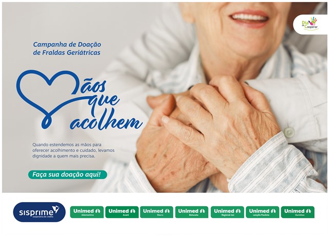 Unimed Regional Jaú lança campanha “Mãos que acolhem” para arrecadar fraldas geriátricas