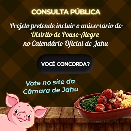 Câmara de Jahu abre duas consultas públicas sobre futuros Projetos de Lei