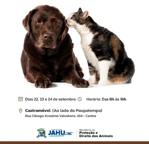 Vacinação contra raiva ocorre nesta semana no Castramóvel em Jahu