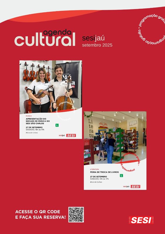 SESI Jaú promove sábado cultural com música e literatura