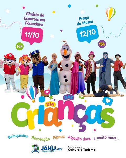 Festa do Dia das Crianças anima a Praça do Museu neste domingo; espaço passa por melhorias, mas grama ainda sofre com a seca