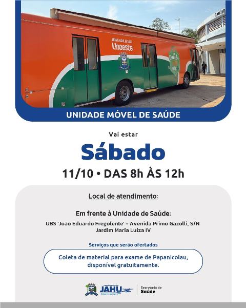 Saúde de Jaú faz coleta de Papanicolau no Maria Luiza IV e tarde especial das crianças na USF do Sani