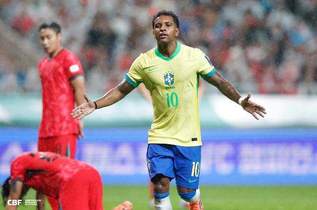 Brasil mostra evolução sob comando de Ancelotti e goleia Coreia do Sul