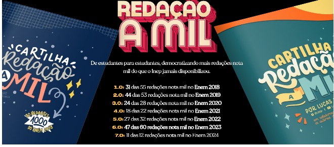 Redação nota 1000 no Enem: Poliedro e influenciador lançam cartilha gratuita e farão live com dicas de quem chegou lá