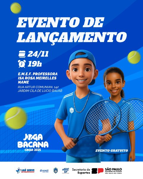Jaú recebe lançamento do “Joga Bacana Cinza”, novo projeto gratuito de esporte para crianças e jovens