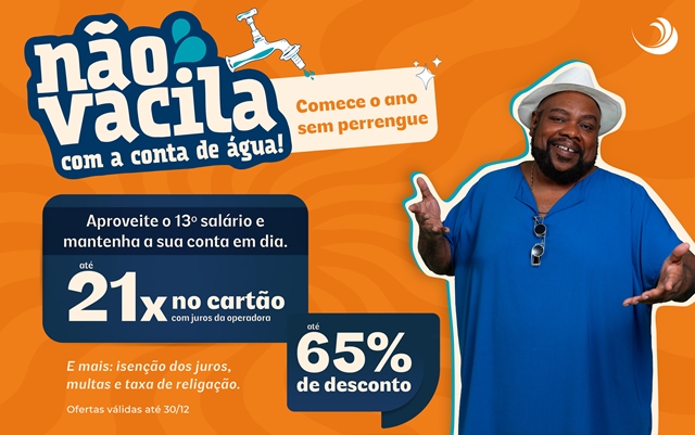 Águas de Jahu promove campanha de negociação de dívidas com condições especiais para clientes