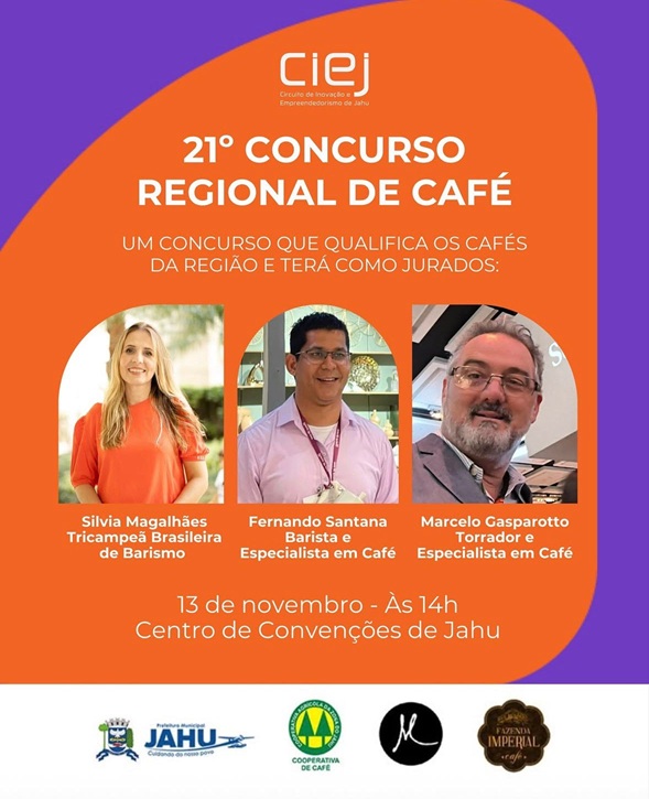 Café, inovação e protagonismo feminino marcam o CIEJ nesta quinta e sexta-feira em Jahu