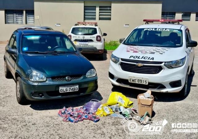 POLÍCIA PRENDE DUPLA SUSPEITA E RECUPERA VEÍCULO E MATERIAIS FURTADOS DE CONSTRUÇÃO