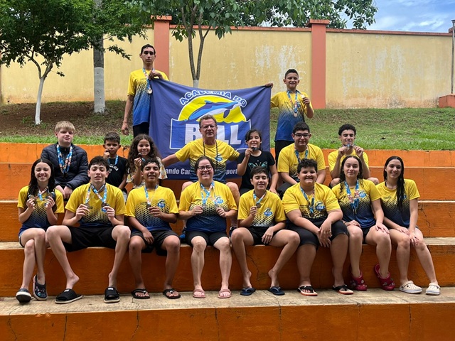 Equipe de Natação de Jahu conquista 26 medalhas na 9ª etapa da Liga Paulista em Duartina