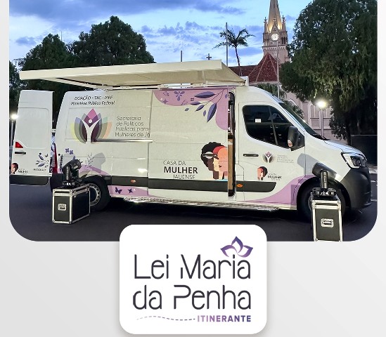 Lei Maria da Penha Itinerante Leva Serviços de Proteção ao Tenda Atacado em Jaú