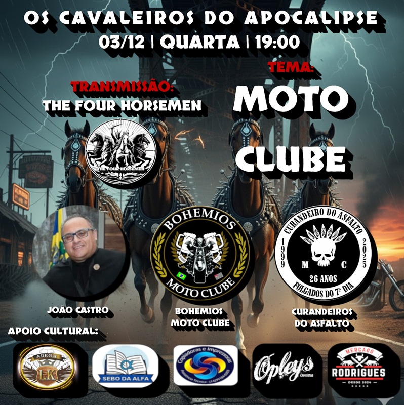 “Cavaleiros do Apocalipse” encerra o ano com edição especial dedicada ao universo dos moto clubes