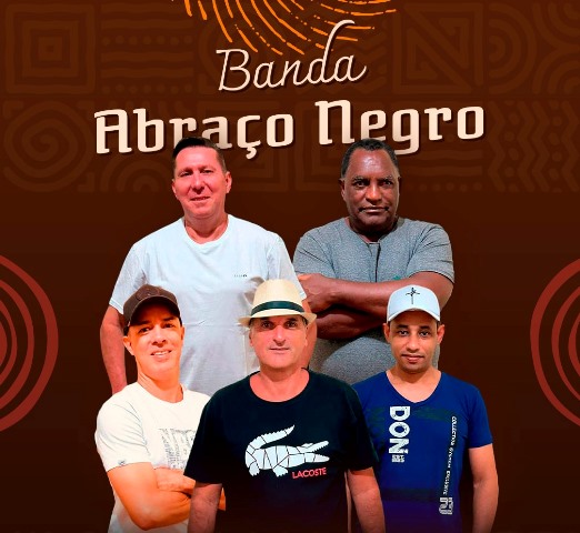 SHOW DO GRUPO “ABRAÇO NEGRO” AGITA A PRAÇA DO MUSEU NESTE SÁBADO (22)