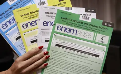 Inep libera gabarito do primeiro dia do Enem 2025