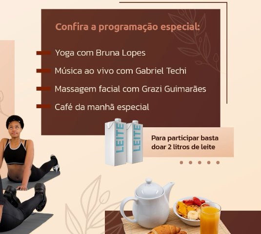 Manhã de yoga, música e solidariedade movimenta a Estação Ferroviária neste sábado