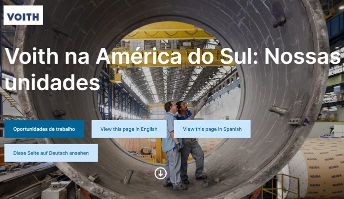 Voith oferece vagas de emprego em obra de modernização de Usina de Barra Bonita