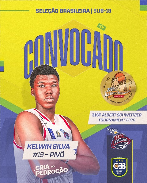 Jogador de basquete de Jaú, Kelwin Miguel é convocado para seleção brasileira sub-18