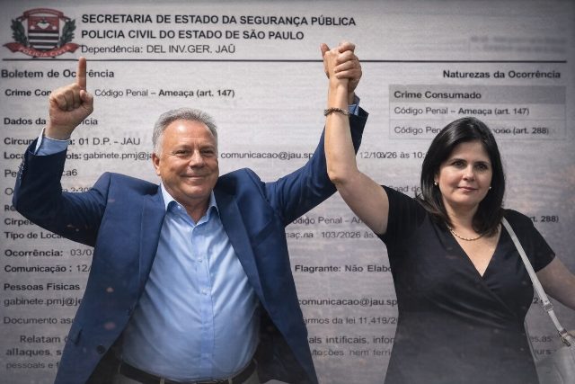 Prefeito e vice de Jaú registram boletim de ocorrência em resposta a e-mail com ameaça de morte